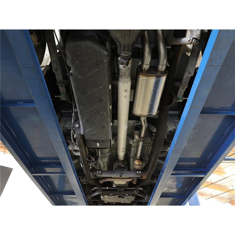 aFe Power | Gemini XV 3 IN 304 Stainless Steel Cat-Back Exhaust System w/Cut-Out Polished - Silverado / Sierra 1500 2009-2018...