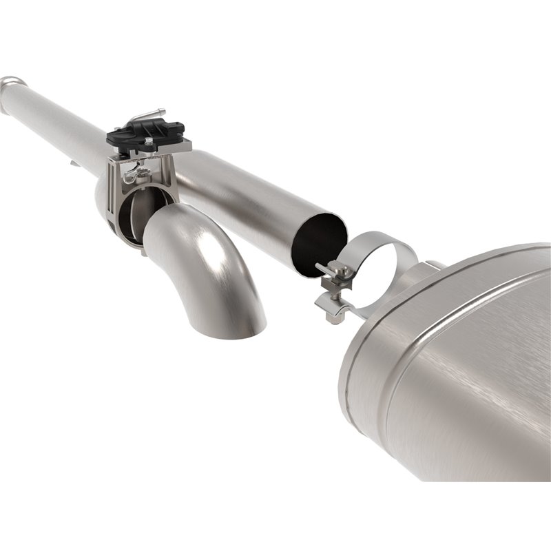aFe Power | Gemini XV 3 IN 304 Stainless Steel Cat-Back Exhaust System w/Cut-Out Polished - Silverado / Sierra 1500 / Limited...