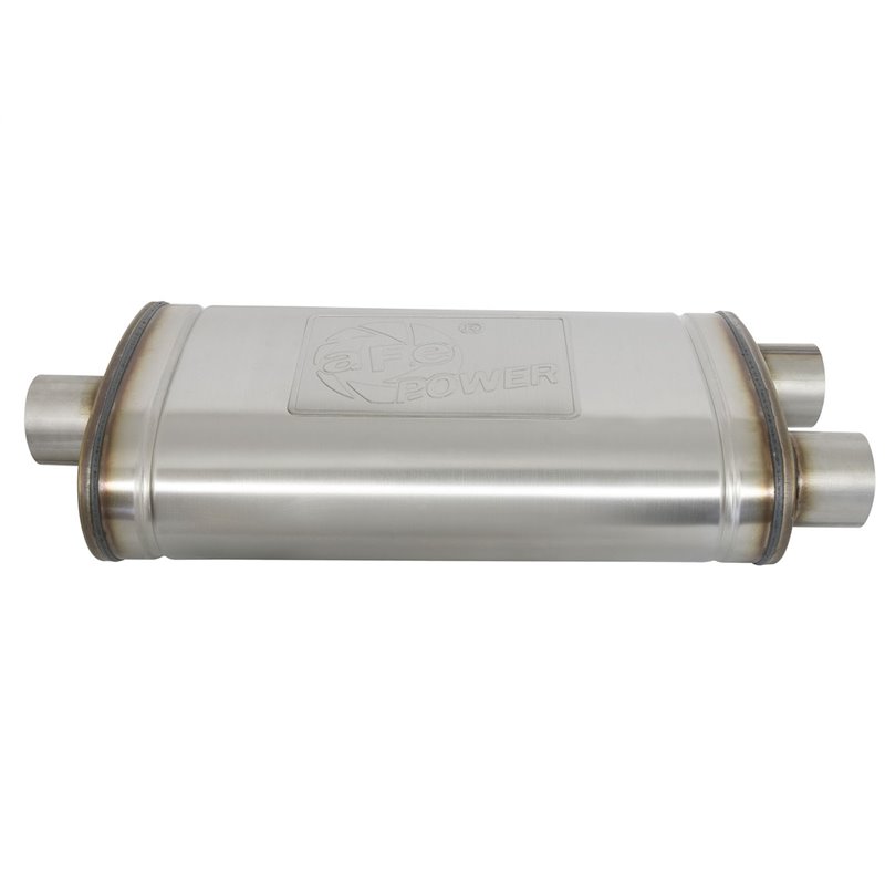 aFe Power | Gemini XV 3 IN 304 Stainless Steel Cat-Back Exhaust System w/Cut-Out Polished - Silverado / Sierra 1500 / Limited...