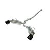 aFe Power | Takeda 2-1/2 IN 304 Stainless Steel Cat-Back Exhaust System w/Black Tip - FR-S / BRZ / 86 / GR86 2.0L / 2.4L 2013...
