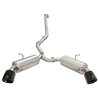 aFe Power | Takeda 2-1/2 IN 304 Stainless Steel Cat-Back Exhaust System w/Black Tip - FR-S / BRZ / 86 / GR86 2.0L / 2.4L 2013...