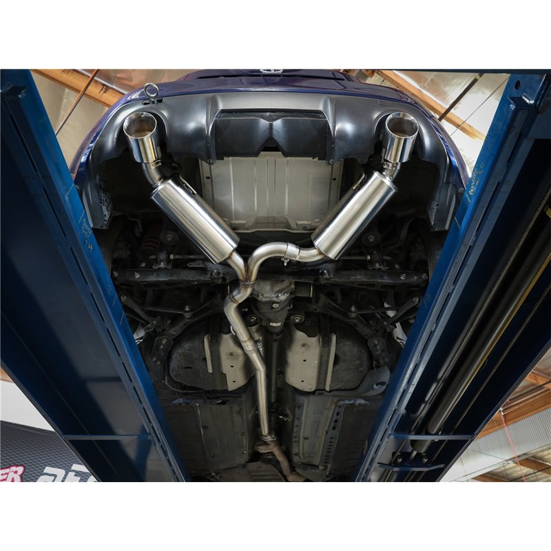 aFe Power | Takeda 2-1/2 IN 304 Stainless Steel Cat-Back Exhaust System w/Black Tip - FR-S / BRZ / 86 / GR86 2.0L / 2.4L 2013...