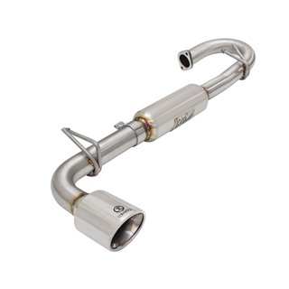 aFe POWER | Takeda 2-1/4 to 2-1/2in SS Axle-Back w/Polished Tip - tC 2.5L 2011-2016