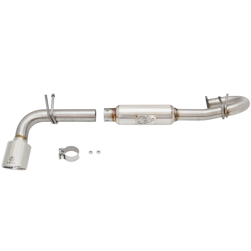 aFe POWER | Takeda 2-1/4 to 2-1/2in SS Axle-Back w/Polished Tip - tC 2.5L 2011-2016