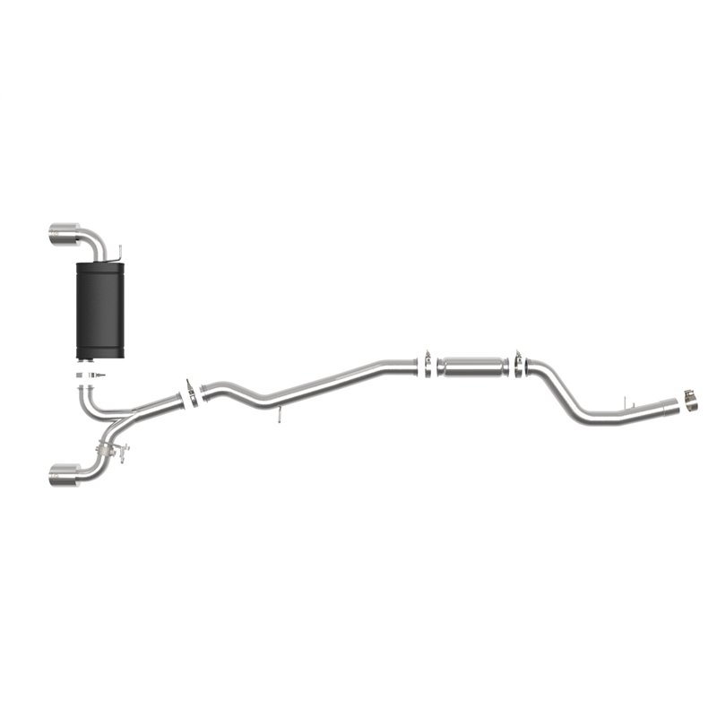 aFe Power | Takeda 3 IN to 2-1/2 IN 304 Stainless Steel Cat-Back Exhaust System w/Polish Tip - GR Supra 3.0T 2020-2023 aFe PO...
