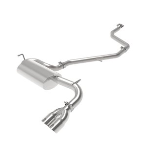 aFe POWER | Takeda 2in to 2-1/2in 304 SS Cat-Back w/Polish Tip - CT200h Base / F Sport 1.8L 2011-2017