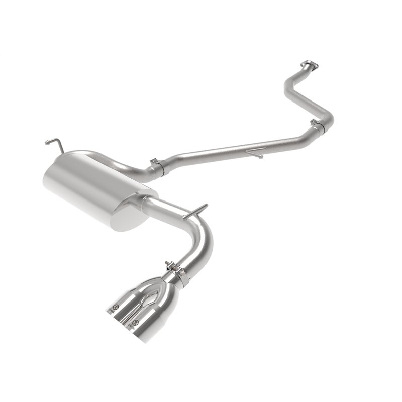 aFe POWER | Takeda 2in to 2-1/2in 304 SS Cat-Back w/Polish Tip - CT200h Base / F Sport 1.8L 2011-2017