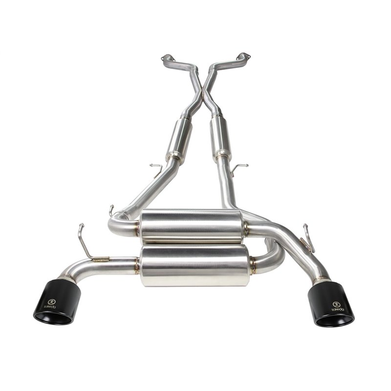 aFe Power | Takeda 2-1/2 IN 304 Stainless Steel Cat-Back Exhaust System w/Black Tips - G37 / Q60 3.7L 2008-2015 aFe POWER Cat...