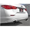 aFe POWER | Takeda 2-1/2in 304 SS Axle-Back w/Black Tip - Q50 3.0T 2016-2021