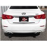 aFe POWER | Takeda 2-1/2in 304 SS Axle-Back w/Black Tip - Q50 3.0T 2016-2021
