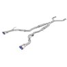 aFe Power | Takeda 2-1/2 IN 304 Stainless Steel Cat-Back Exhaust System w/Blue Flame Tips - Q50 3.0T 2016-2023 aFe POWER Cat-...