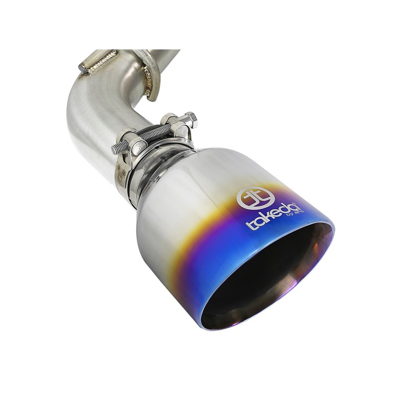 aFe Power | Takeda 2-1/2 IN 304 Stainless Steel Cat-Back Exhaust System w/Blue Flame Tips - Q50 3.0T 2016-2023 aFe POWER Cat-...