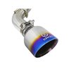 aFe Power | Takeda 2-1/2 IN 304 Stainless Steel Cat-Back Exhaust System w/Blue Flame Tips - Q50 3.0T 2016-2023 aFe POWER Cat-...
