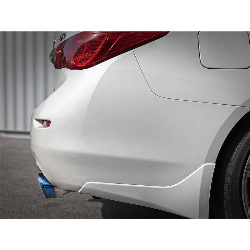 aFe Power | Takeda 2-1/2 IN 304 Stainless Steel Cat-Back Exhaust System w/Blue Flame Tips - Q50 3.0T 2016-2023 aFe POWER Cat-...