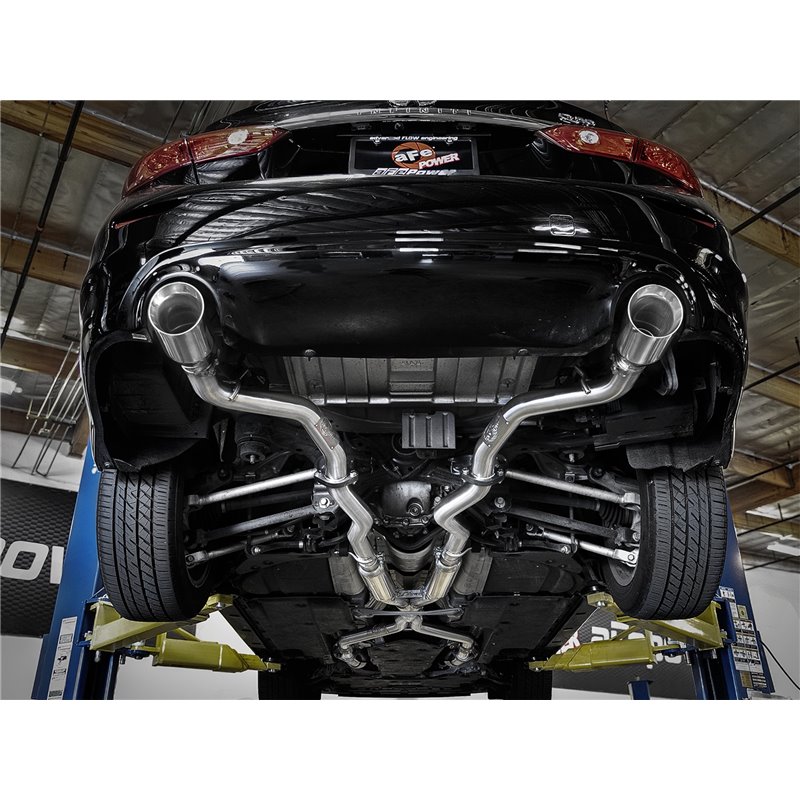 aFe Power | Takeda 2-1/2 IN 304 Stainless Steel Cat-Back Exhaust System w/Polished Tips - Q50 3.0T 2016-2023 aFe POWER Cat-Ba...