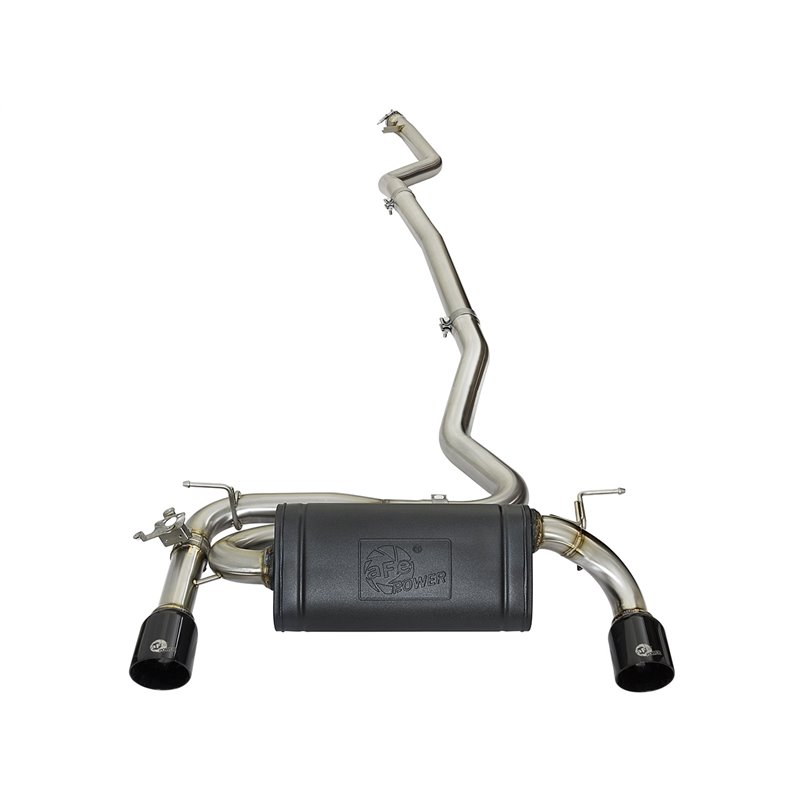 aFe Power | MACH Force-Xp Stainless Steel Cat-Back Exhaust System w/Black Tips - BMW 3.0T 2016-2020 aFe POWER Cat-Back Exhausts