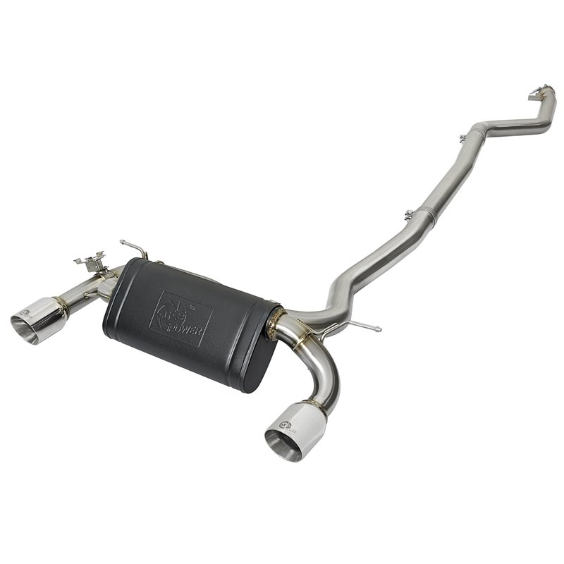 aFe Power | MACH Force-Xp Stainless Steel Cat-Back Exhaust System w/Polished Tips - BMW 3.0T 2016-2020 aFe POWER Cat-Back Exh...