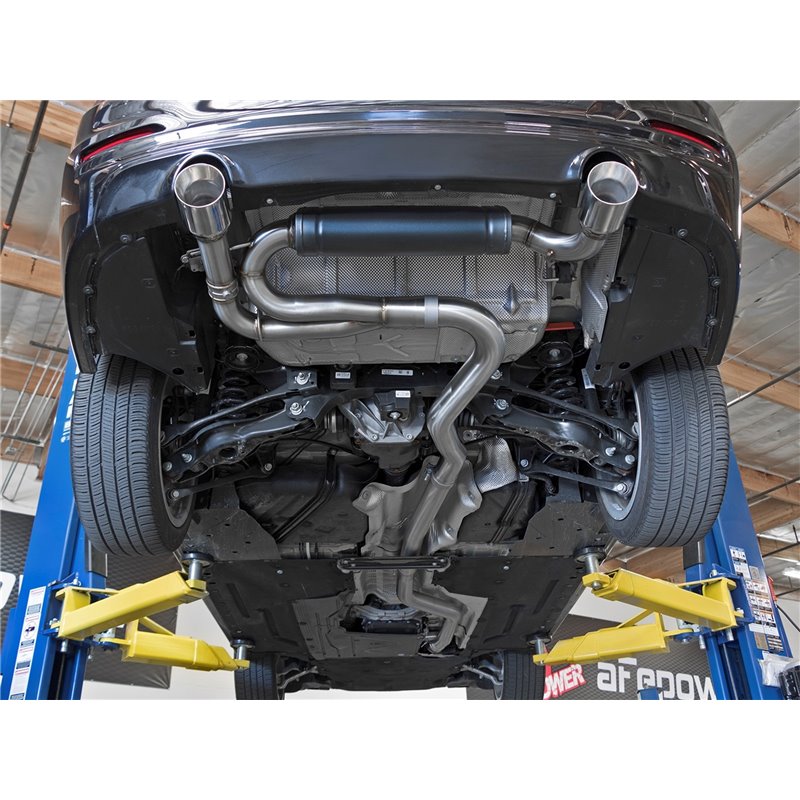 aFe Power | MACH Force-Xp Stainless Steel Cat-Back Exhaust System w/Polished Tips - BMW 3.0T 2016-2020 aFe POWER Cat-Back Exh...