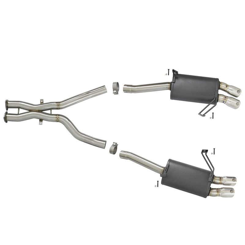 aFe Power | MACH Force-Xp 2-1/2 in 304 Stainless Steel Cat-Back Exhaust w/Polished Tips - Z4 3.2L 2006-2008 aFe POWER Cat-Bac...