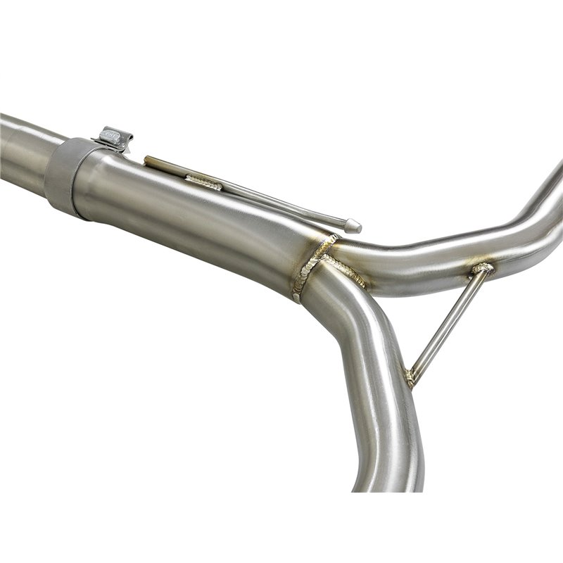 aFe Power | Takeda 2-1/2 IN to 1-3/4 IN 304 Stainless Steel Cat-Back Exhaust w/Black Tips - Accord 2.4L 2013-2017 aFe POWER C...