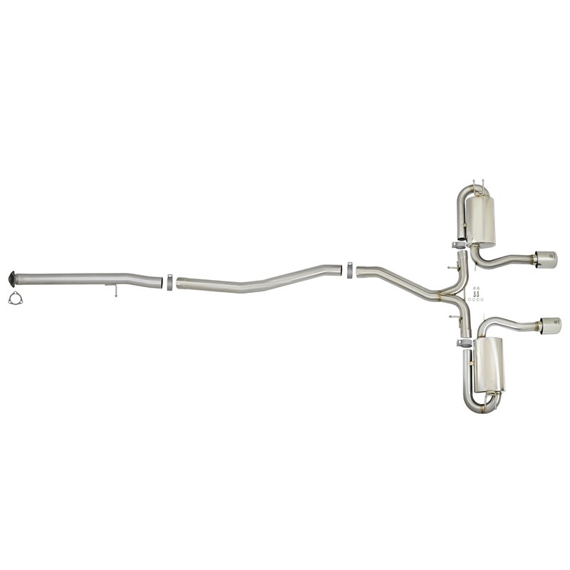 aFe Power | Takeda 3 IN 304 Stainless Steel Cat-Back Exhaust System w/Polished Tip - Civic 1.5T 2017-2020 aFe POWER Cat-Back ...