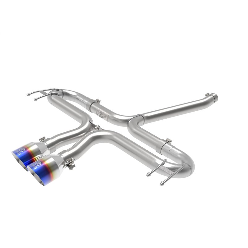 aFe Power | Takeda 2-1/2 IN 304 Stainless Steel Axle-Back Exhaust System w/Blue Flame Tip - Civic 1.5T 2017-2021 aFe POWER Ax...