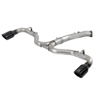 aFe POWER | Takeda 3in to 2-1/2in 304 SS Axle-Back w/Black Tip - Elantra GT 1.6T 2018-2020