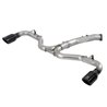 aFe Power | Takeda 3 IN to 2-1/2 IN 304 Stainless Steel Axle-Back Exhaust w/Black Tip - Elantra GT 1.6T 2018-2020 aFe POWER A...