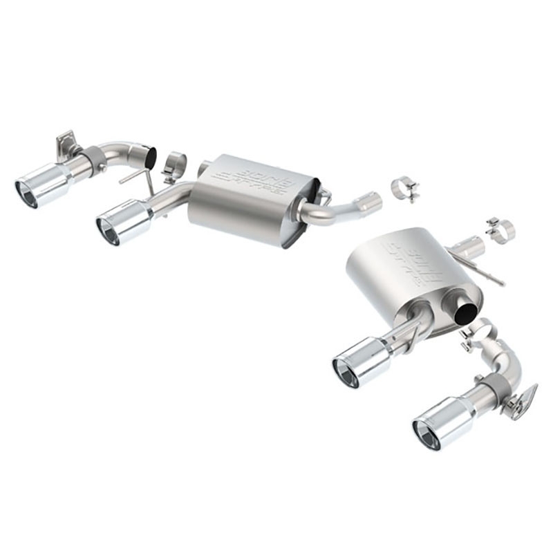 Borla | Axle-Back Exhaust S-Type - Camaro V6 3.6L avec valves 2016-2022 BORLA Axle-Back Exhausts