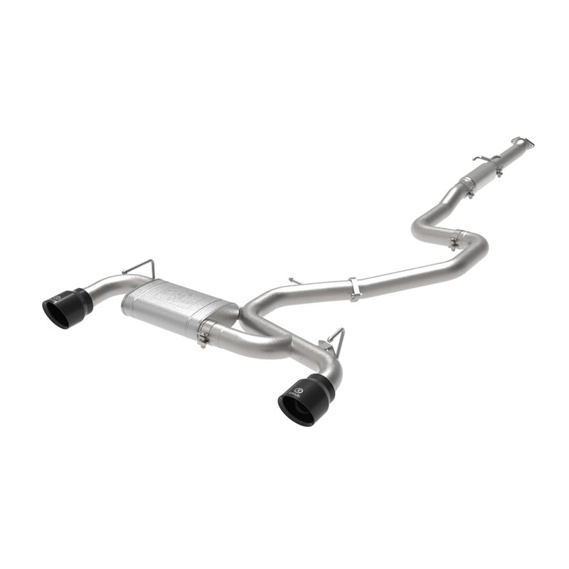 aFe Power | Takeda 3 IN 304 Stainless Steel Cat-Back Exhaust System w/Black Tip - Veloster N 2.0T 2019-2021 aFe POWER Cat-Bac...