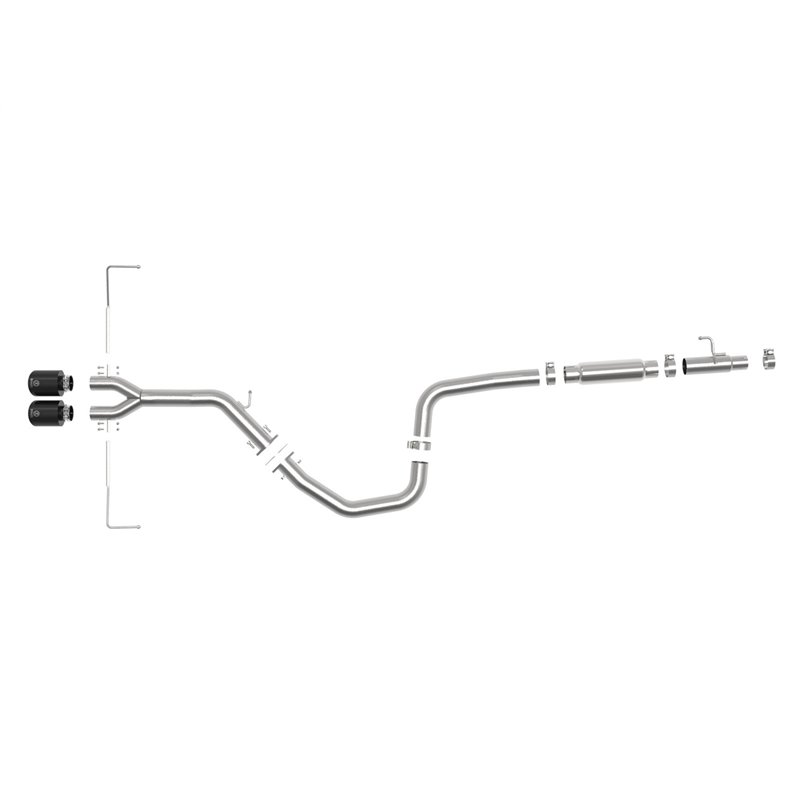 aFe Power | Takeda 3 IN to 2-1/2 IN 304 Stainless Steel Cat-Back Exhaust w/Black Tip - Veloster / Veloster N Base 1.6T / 2.0T...