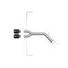 aFe Power | Takeda 3 IN to 2-1/2 IN 304 Stainless Steel Axle-Back Exhaust w/Black Tip - Veloster / Veloster N Base 1.6T / 2.0...