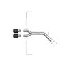 aFe Power | Takeda 3 IN to 2-1/2 IN 304 Stainless Steel Axle-Back Exhaust Carbon Fiber Tip - Veloster / Veloster N Base 1.6T ...