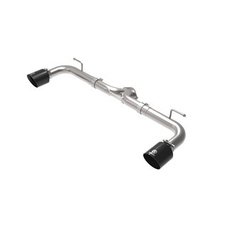 aFe Power | Axle-Back Exhaust System w/Black Tips - Mazda3 Hatch 2.0L 2014-2018 aFe POWER Axle-Back Exhausts