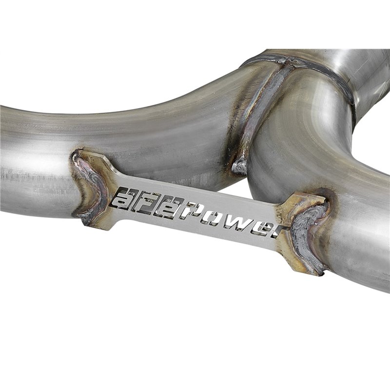 aFe POWER | Takeda 2-1/2in 304 SS Axle-Back w/Carbon Tip - 3 2.0L / 2.5L 2014-2018 aFe POWER Axle-Back Exhausts