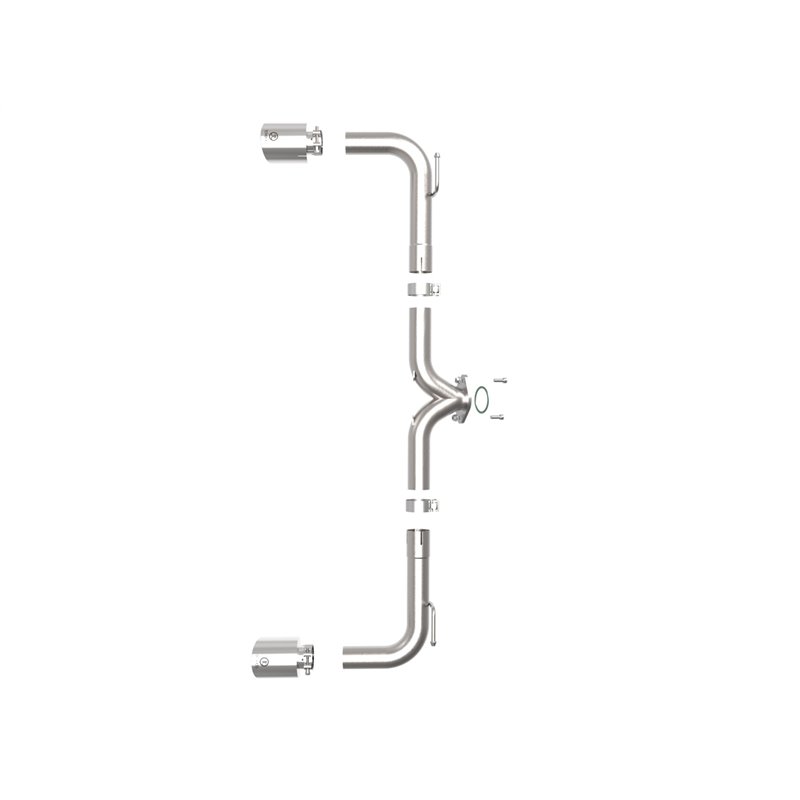 aFe POWER | Takeda 2-1/2in 304 SS Axle-Back w/Polished Tips - 3 2.0L / 2.5L 2014-2018