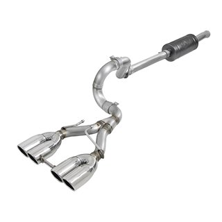 aFe POWER | Rebel Series 2-1/2in 304 SS Cat-Back w/Polished Tip - Wrangler (JL) 2.0T / 3.6L 2018-2021