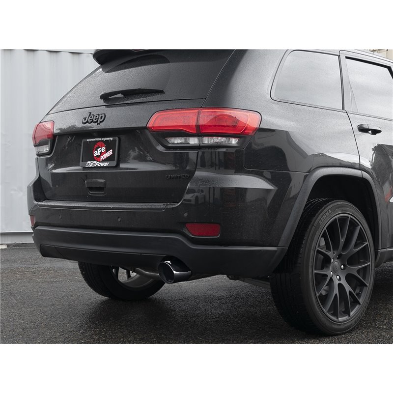 aFe Power | MACH Force-Xp 2-1/2 IN to 3 IN 304 Stainless Steel Cat-Back Exhaust w/Black Tip - Grand Cherokee 3.6L 2014-2021 a...