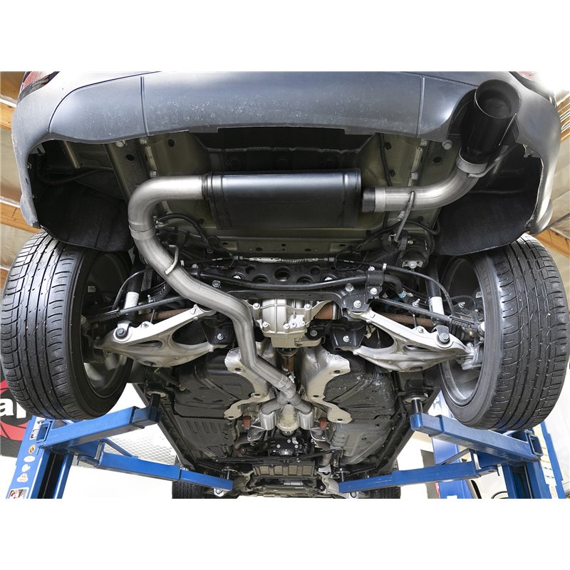 aFe Power | MACH Force-Xp 2-1/2 IN to 3 IN 304 Stainless Steel Cat-Back Exhaust w/Black Tip - Grand Cherokee 3.6L 2014-2021 a...