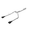 aFe Power | Vulcan Series 3 IN to 2-1/2 IN 304 Stainless Steel Cat-Back Exhaust System Black - Gladiator 3.6L 2020-2023 aFe P...