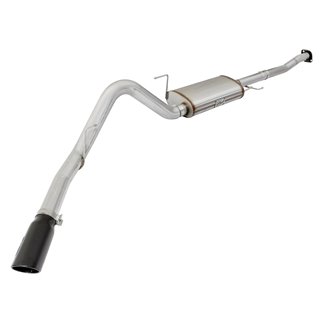 aFe Power | MACH Force-Xp 3 IN to 3-1/2 IN 409 Stainless Steel Cat-Back Exhaust w/Black Tip - F-150 2.7T / 3.5L 2015-2020 aFe...