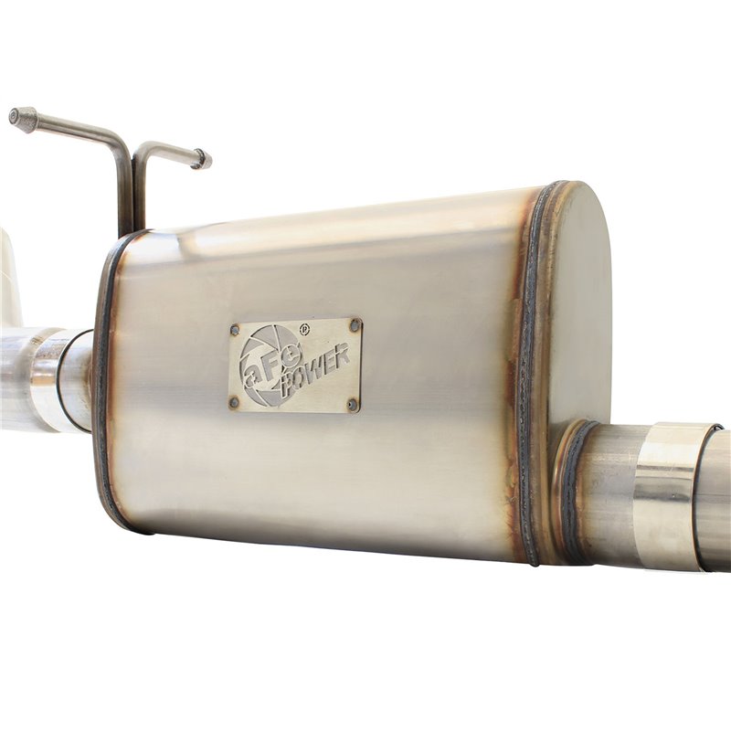 aFe POWER | MACH Force-Xp 3in to 3-1/2in 409 SS Cat-Back w/Polish Tip - F-250 / F-350 5.4L / 6.8L 2000-2004