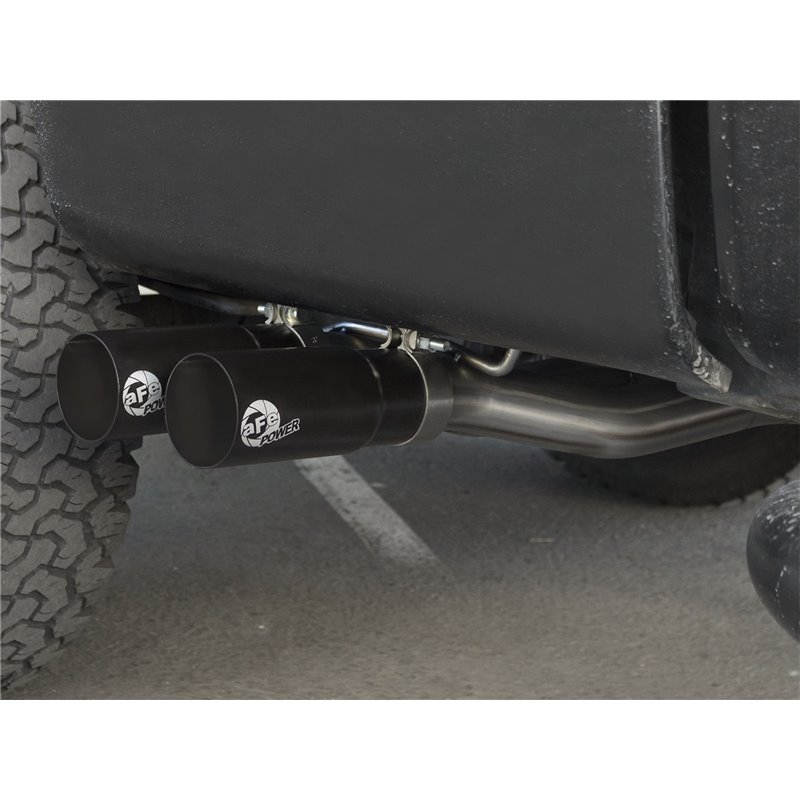 aFe Power | Rebel Series 3 IN to 2-1/2 IN 409 Stainless Steel Cat-Back Exhaust w/Black Tip - F-150 4.6L / 5.4L 2004-2008 aFe ...