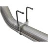 aFe POWER | Large Bore-HD 5in 409 SS DPF-Back w/Black Tip - F-250 / F-350 6.7L 2017-2021