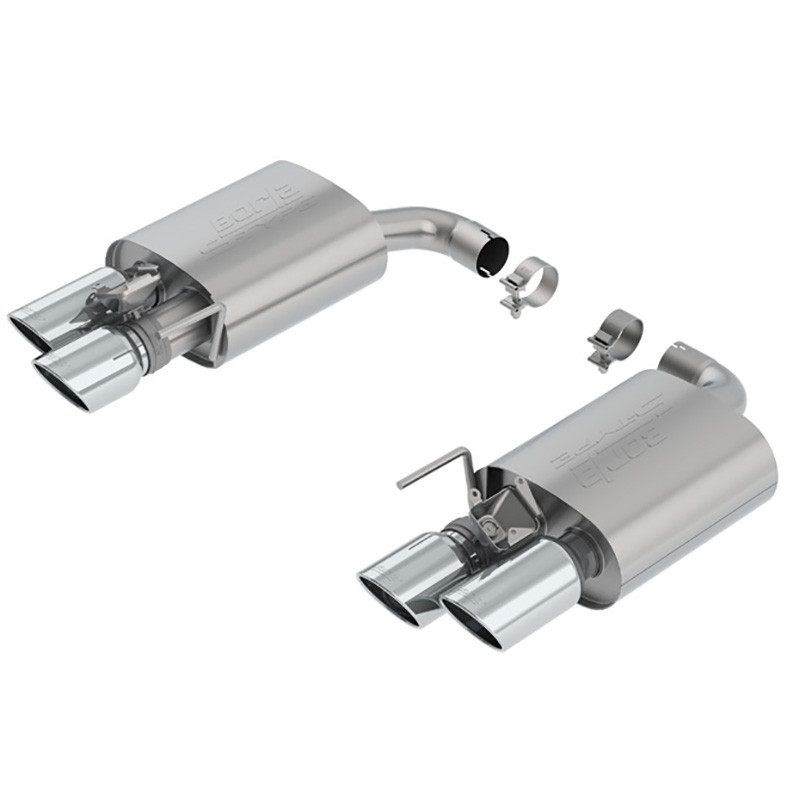 Borla | Axle-Back Exhaust S-Type - Mustang GT avec valves - Mustang GT / GT Premium 5.0L 2018-2023 BORLA Axle-Back Exhausts