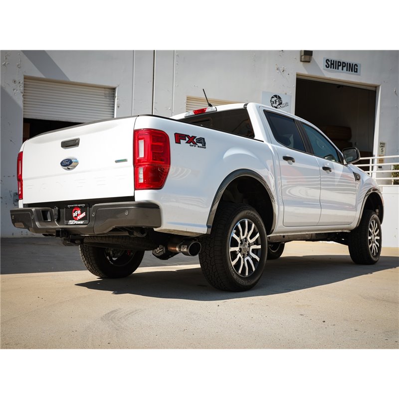 aFe Power | Apollo GT Series 3 IN 409 Stainless Steel Axle-Back Exhaust System w/Black Tip - Ranger 2.3T 2019-2023 aFe POWER ...