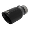 aFe Power | Rebel Series 3 IN 409 Stainless Steel Cat-Back Exhaust System w/Black Tip - F-250 / F-350 6.2L / 7.3L 2017-2022 a...
