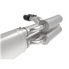 aFe Power | Rebel Series 3 IN 409 Stainless Steel Cat-Back Exhaust System w/Black Tip - F-250 / F-350 6.2L / 7.3L 2017-2022 a...