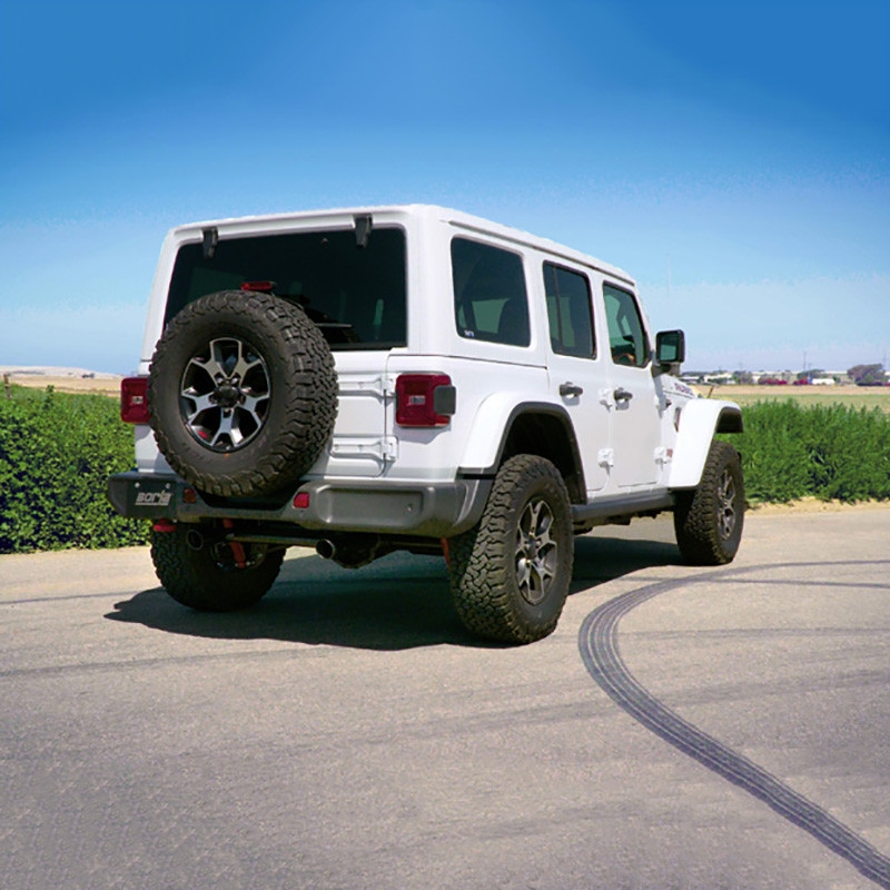 Borla | Axle-Back Exhaust S-Type - Wrangler JL / JLU 2.0T - 2018-2020 BORLA Axle-Back Exhausts