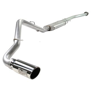 aFe Power | MACH Force-Xp 3 IN 409 Stainless Steel Cat-Back Exhaust System w/Polished Tip - Silverado / Sierra 1500 / Classic...